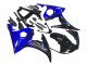 Mejores Carenado Moto Yamaha YZF R6 2003-2004 - Azul Negro Brillante