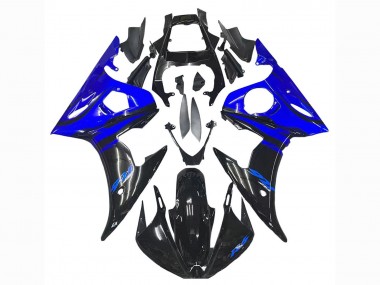 Mejores Carenado Moto Yamaha YZF R6 2003-2004 - Azul Negro Brillante