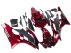 Mejores Carenado Moto Yamaha YZF 600 R6 2006-2007 - Rojo Negro Mate