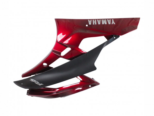 Mejores Carenado Moto Yamaha YZF 600 R6 2006-2007 - Rojo Negro Mate