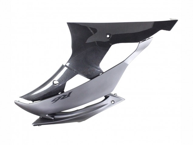 Mejores Carenados Moto Yamaha YZF 600 R6 2008-2016 - Gris Negro FibraCarbono Estilo