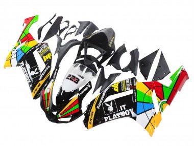 Mejores Carenados Moto Kawasaki ZX6R 2007-2008 - Vistoso Playboy 223