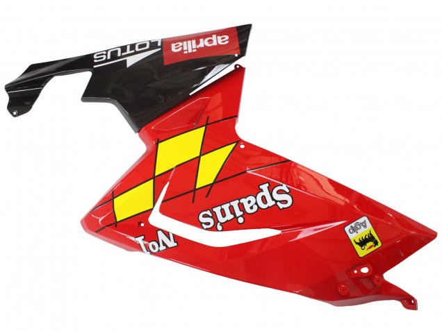 Mejores Carenados Moto Aprilia RS125 2006-2011 - Rojo Blanco Amarillo Negro