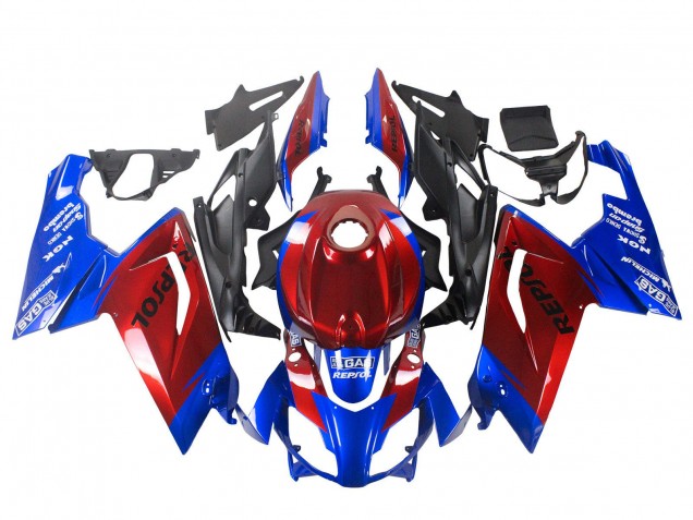 Mejores Carenados Moto Aprilia RS125 2006-2011 - Azul Rojo