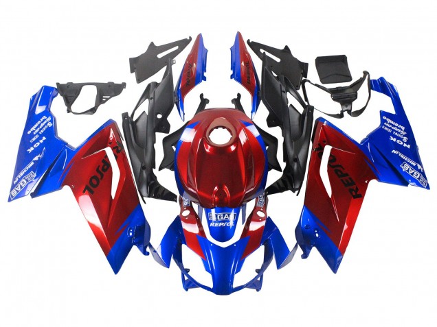 Mejores Carenados Moto Aprilia RS125 2006-2011 - Azul Rojo