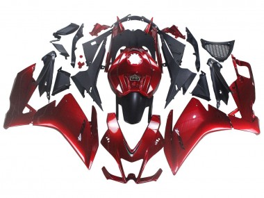 Mejores Carenado Moto Aprilia RS4 50 125 2012-2018 - Rojo Negro Mate