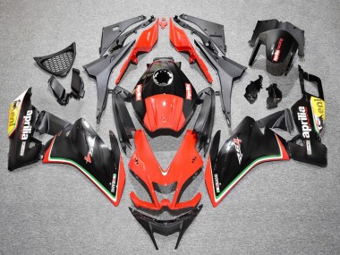 Mejores Carenados Moto Aprilia RS4 50 125 2012-2018 - Rojo Amarillo Negro Brillante