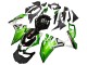 Mejores Carenados Moto Aprilia RS4 50 125 2012-2018 - Blanco Verde Negro Brillante