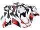Mejores Carenados Moto Aprilia RS4 50 125 2012-2018 - Blanco Rojo Verde Negro Brillante