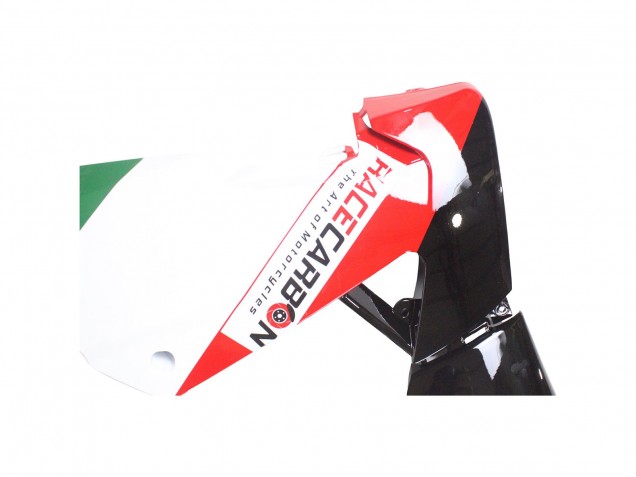 Mejores Carenados Moto Aprilia RS4 50 125 2012-2018 - Blanco Rojo Verde Negro Brillante