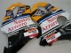 Mejores Carenados Moto Honda CBR600 F4i 2004-2007 - Amarillo Azul Blanco Negro Nastro Azzurro