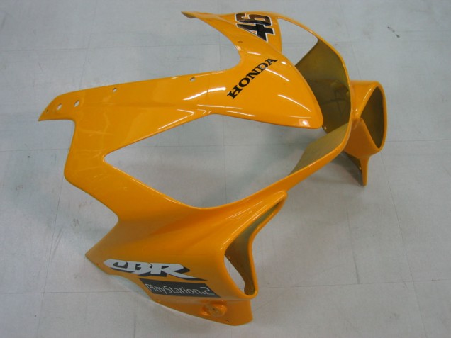 Mejores Carenados Moto Honda CBR600 F4i 2004-2007 - Amarillo Azul Blanco Negro Nastro Azzurro