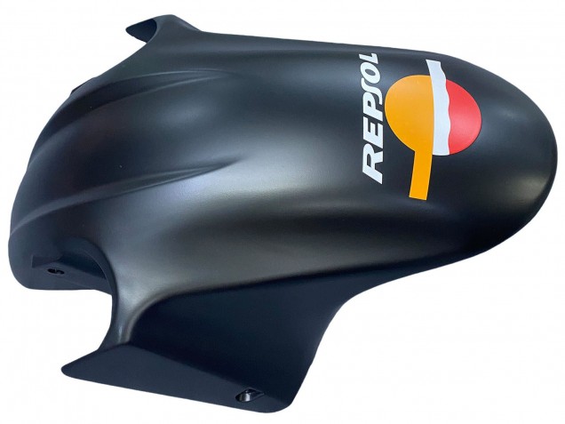 Mejores Carenados Moto Honda CBR600 F4i 2004-2007 - Negro Mate Naranja Rossi