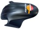 Mejores Carenados Moto Honda CBR600 F4i 2004-2007 - Negro Mate Naranja Rossi