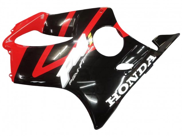 Mejores Carenado Moto Honda CBR600 F4i 2004-2007 - Rojo Negro Brillante