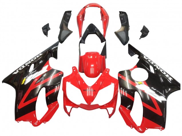 Mejores Carenado Moto Honda CBR600 F4i 2004-2007 - Rojo Negro Brillante