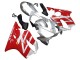 Mejores Carenados Moto Honda CBR600 F4i 2004-2007 - Plata Rojo