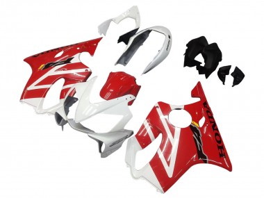 Mejores Carenados Moto Honda CBR600 F4i 2004-2007 - Blanco Rojo