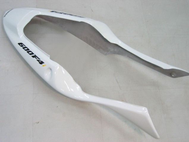 Mejores Carenado Moto Honda CBR600 F4i 2004-2007 - Blanco Negro Brillante