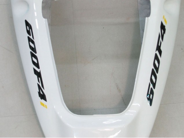 Mejores Carenado Moto Honda CBR600 F4i 2004-2007 - Blanco Negro Brillante
