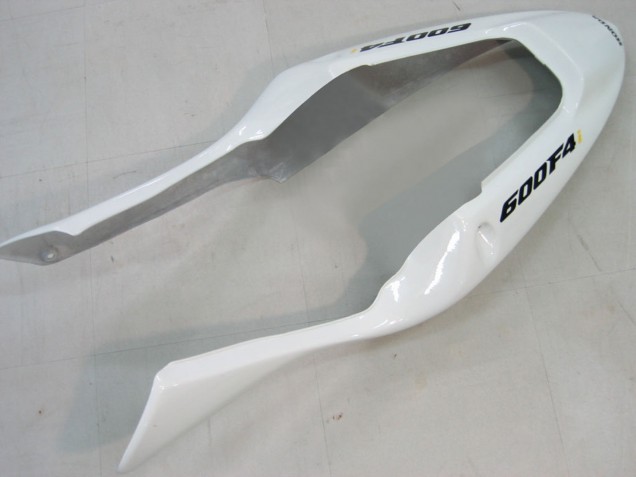 Mejores Carenado Moto Honda CBR600 F4i 2004-2007 - Blanco Negro Brillante