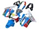 Mejores Carenados Moto Honda CBR600 F4i 2004-2007 - Blanco Azul Verde Rojo