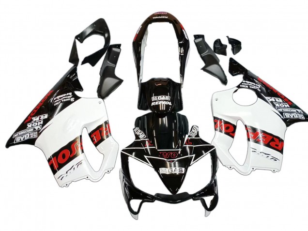 Mejores Carenados Moto Honda CBR600 F4i 2004-2007 - Blanco Negro Brillante Rojo Repsol