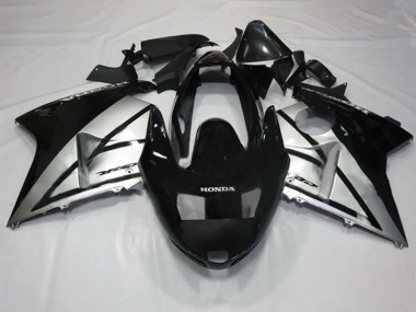 Mejores Carenados Moto Honda CBR1100XX Blackbird 1996-2007 - Plata Negro Brillante
