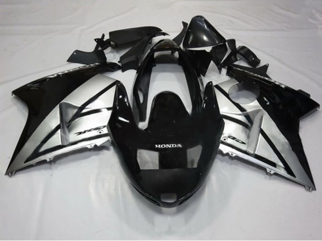 Mejores Carenados Moto Honda CBR1100XX Blackbird 1996-2007 - Plata Negro Brillante