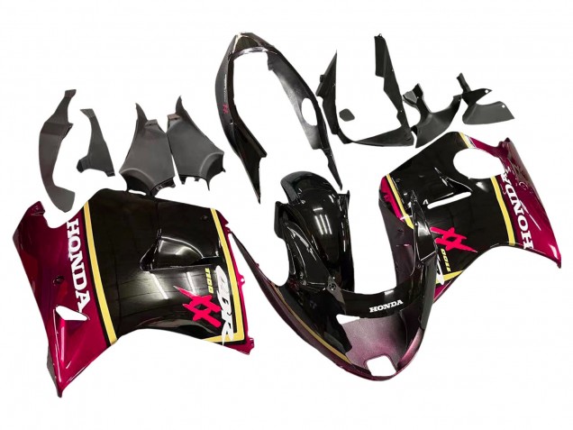 Mejores Carenados Moto Honda CBR1100XX Blackbird 1996-2007 - Negro Brillante Rojo Amarillo