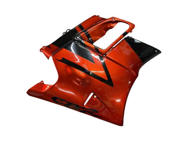 Mejores Carenados Moto Honda CBR600 F2 1991-1994 - Naranja Negro Brillante