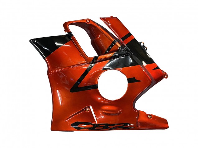 Mejores Carenados Moto Honda CBR600 F2 1991-1994 - Naranja Negro Brillante