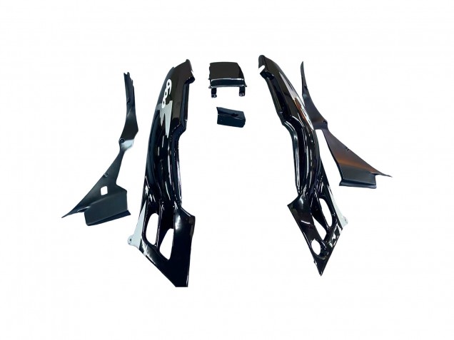 Mejores Carenados Moto Honda CBR600 F2 1991-1994 - Plata Negro Brillante