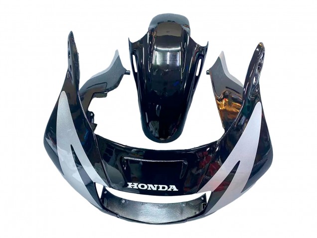 Mejores Carenados Moto Honda CBR600 F2 1991-1994 - Plata Negro Brillante