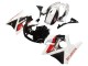 Mejores Carenados Moto Honda CBR600 F2 1991-1994 - Blanco Rojo Negro Brillante