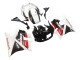 Mejores Carenados Moto Honda CBR600 F2 1991-1994 - Blanco Rojo Negro Brillante