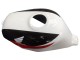 Mejores Carenados Moto Honda CBR600 F2 1991-1994 - Blanco Rojo Negro Brillante