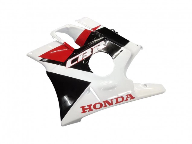 Mejores Carenados Moto Honda CBR600 F2 1991-1994 - Blanco Rojo Negro Brillante