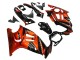 Mejores Carenados Moto Honda CBR600 F3 1995-1996 - Naranja Negro Brillante