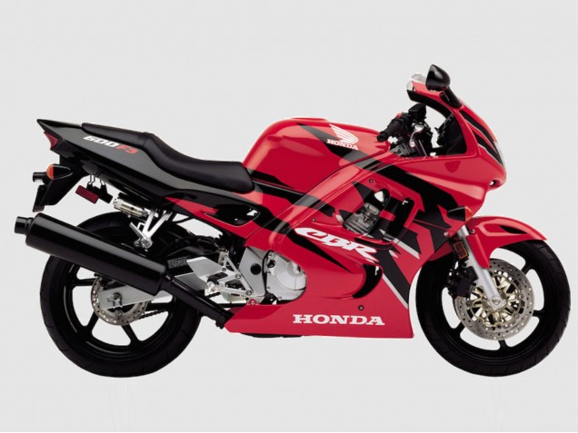 Mejores Carenados Moto Honda CBR600 F3 1995-1996 - Rojo Negro Brillante