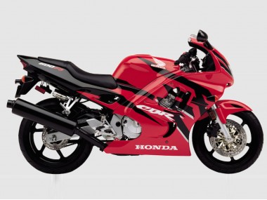 Mejores Carenado Moto Honda CBR600 F3 1997-1998 - Rojo Negro Brillante
