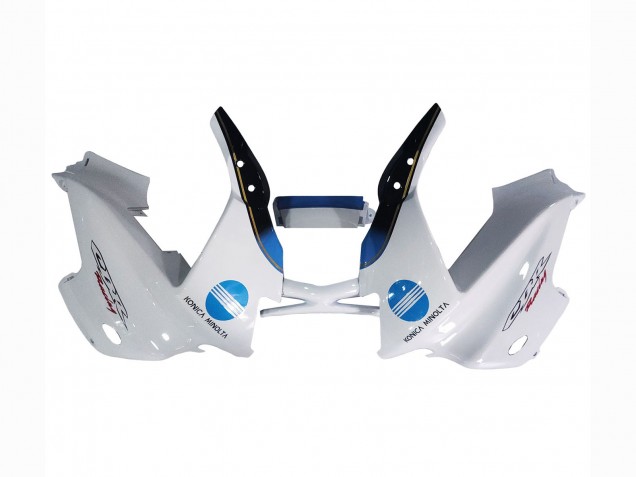 Mejores Carenados Moto Honda CBR600 F3 1997-1998 - Blanco Azul Negro Brillante