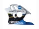 Mejores Carenados Moto Honda CBR600 F3 1997-1998 - Blanco Azul Negro Brillante