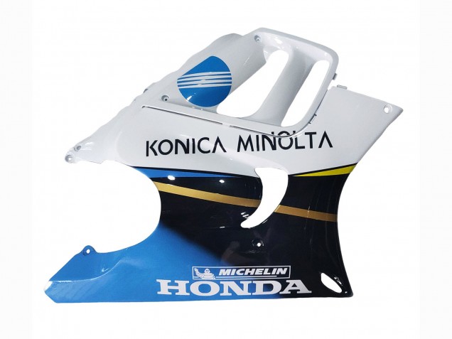 Mejores Carenados Moto Honda CBR600 F3 1997-1998 - Blanco Azul Negro Brillante