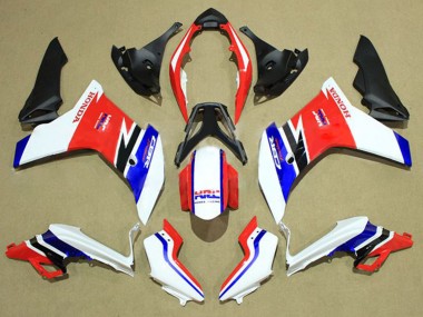 Mejores Carenados Moto Honda CBR600F 2011-2013 - Blanco Rojo Azul