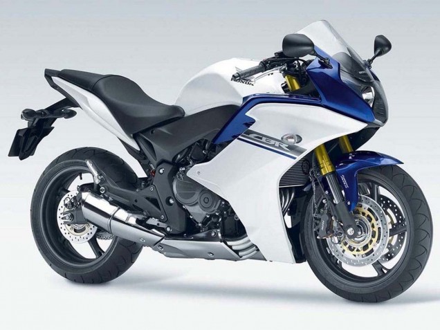 Mejores Carenados Moto Honda CBR600F 2011-2013 - Blanco Azul