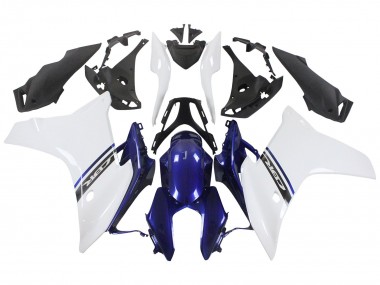 Mejores Carenados Moto Honda CBR600F 2011-2013 - Blanco Azul
