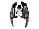 Mejores Carenados Moto Honda CBR900RR 893 1992-1993 - Plata Negro Brillante