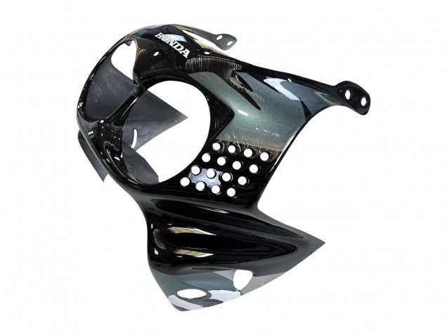 Mejores Carenados Moto Honda CBR900RR 893 1992-1993 - Plata Negro Brillante