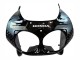 Mejores Carenados Moto Honda CBR900RR 893 1992-1993 - Plata Negro Brillante